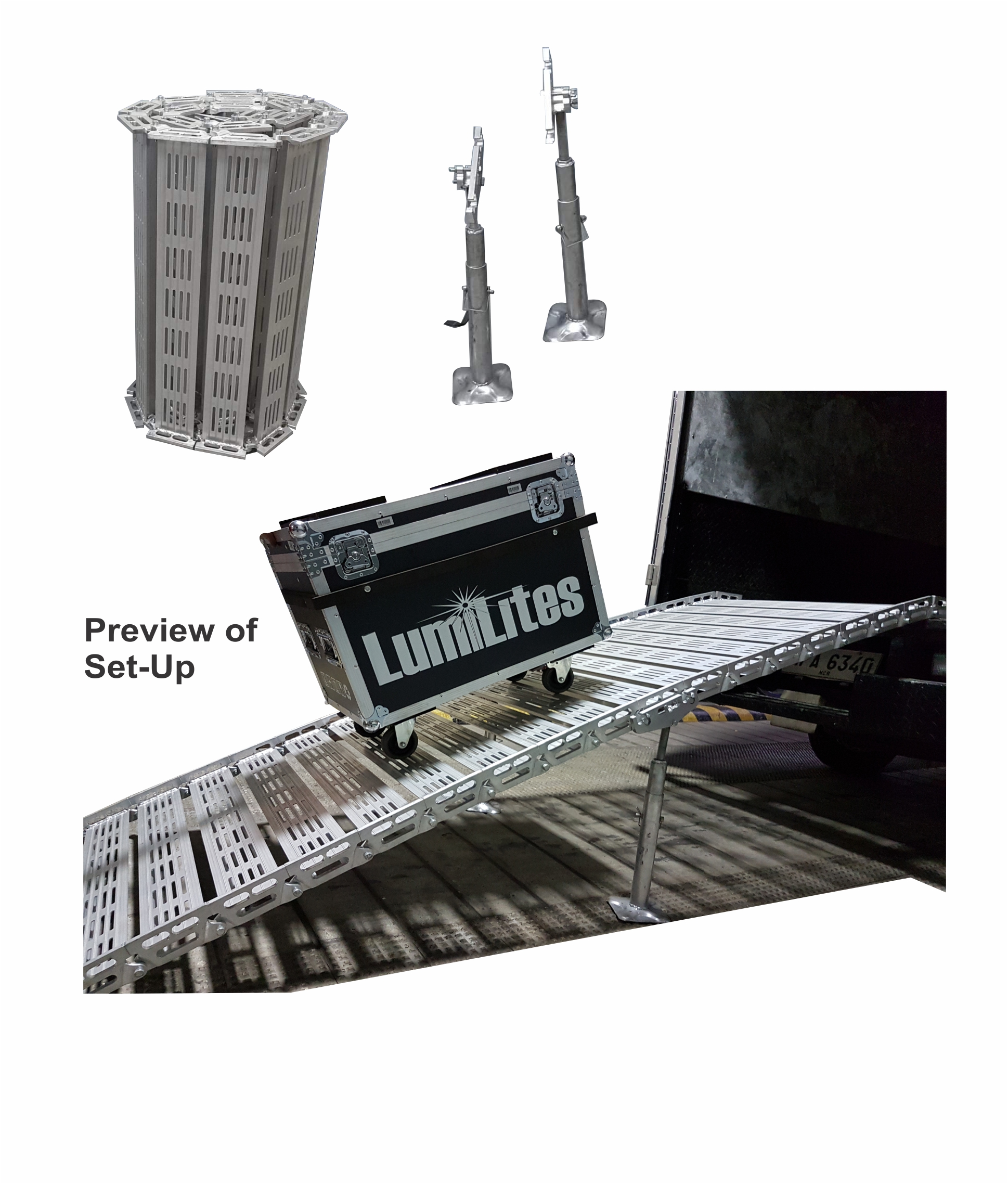 Aluminum Roll Down Ladder